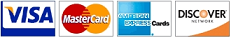 Visa - MasterCard - American Express Cards - Discover Network
